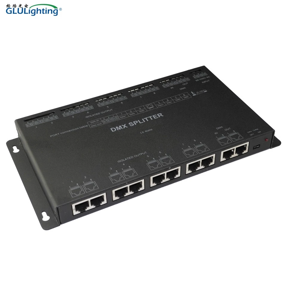 8 Ways DMX Spliter